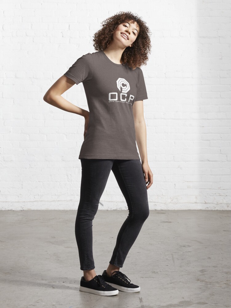 Thumbnail 4 of 7, Essential T-Shirt, OCP - Omni Consumer Products designed and sold by TeesBox.