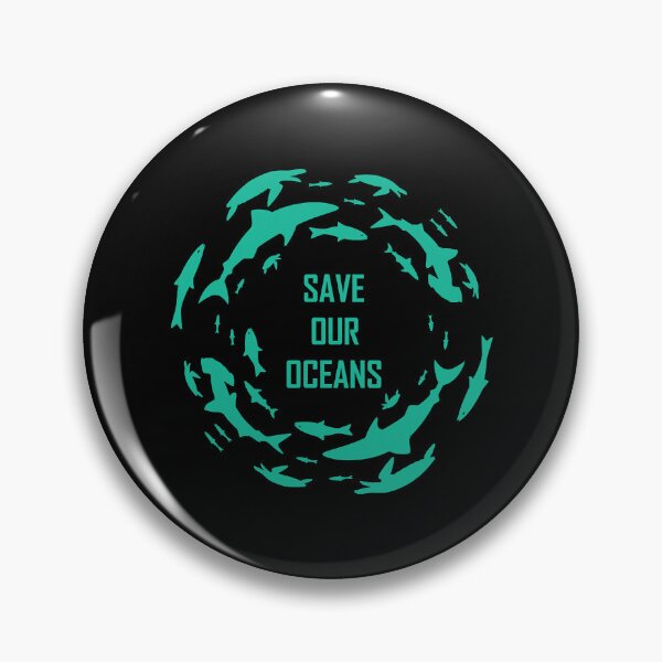Item preview, Save Our Oceans Sharks Scuba Diver designed and sold by ujgbnx.