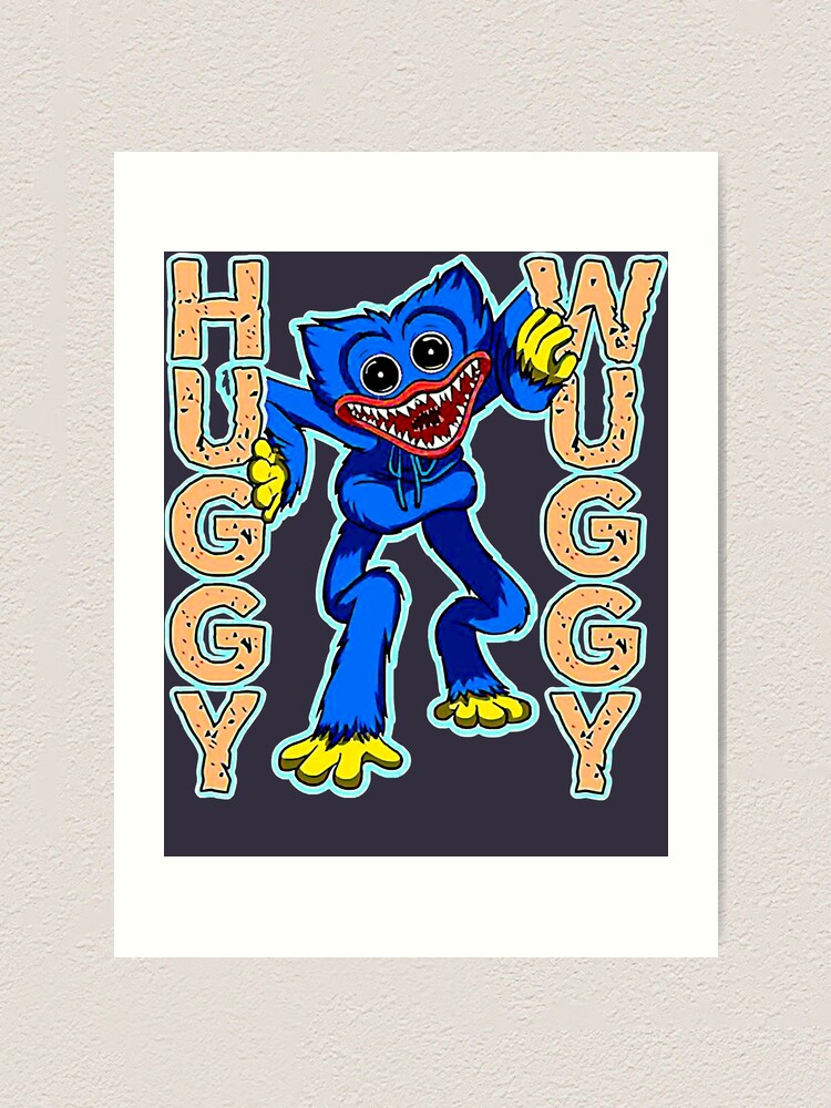 "Beautiful Model Huggy Wuggy spooky Orange" Art Print for Sale by