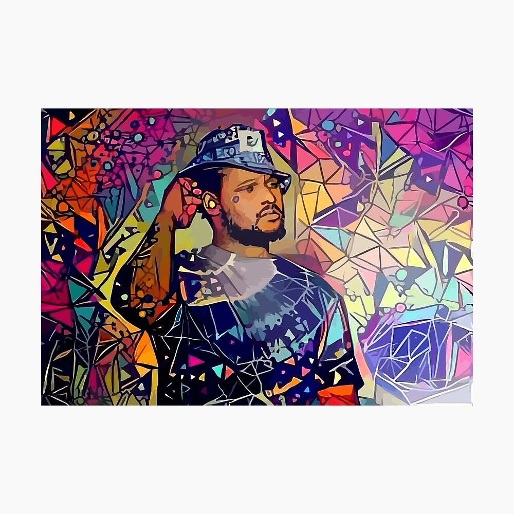 Abstract Schoolboy Q Photographic Print