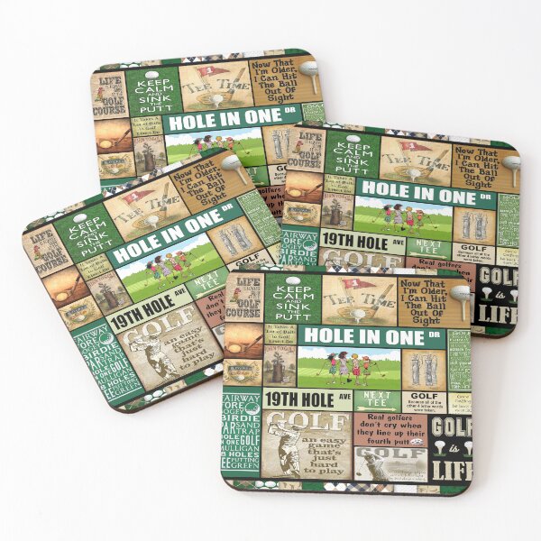Item preview, GOLF FRIENDS PATTERN VINTAGE designed and sold by AubreeFashion.