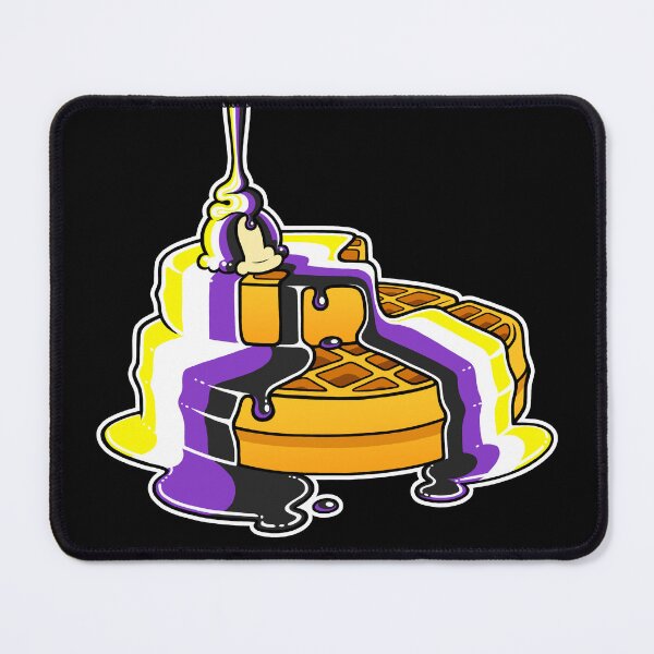 Item preview, Nonbinary Pride Waffles LGBT designed and sold by flannmoriath.