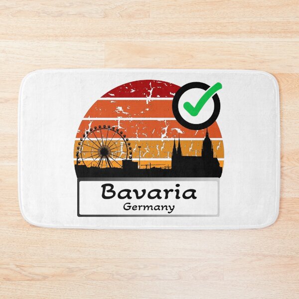 Item preview, Germany Bavaria Skyline Vinted Silhouette designed and sold by WhereIsTravis.