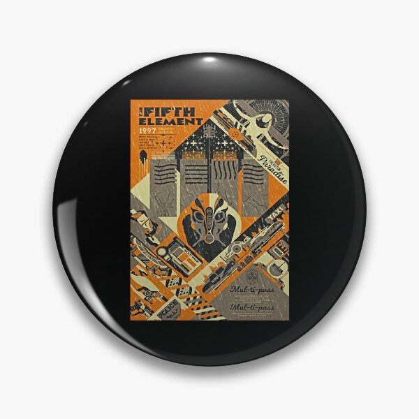 Item preview, Reminiscing Heinous Crime Humor The Fifth Element Retro Poster Cute Fans designed and sold by natileecruiz.