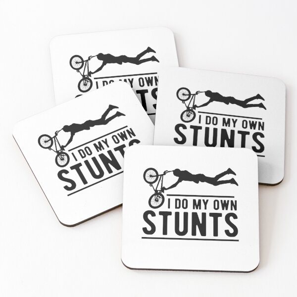 Item preview, I Do My Own Stunts Mountain Bike - Funny Biking Sayings designed and sold by chetan786.