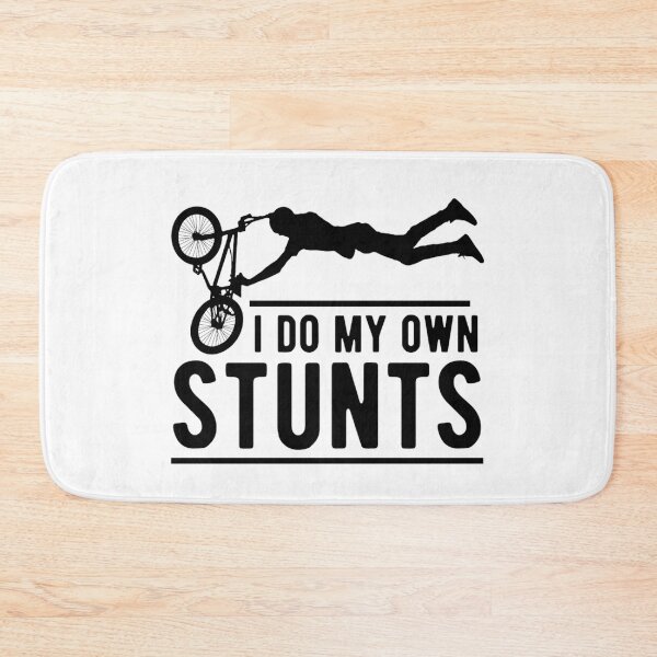 Item preview, I Do My Own Stunts Mountain Bike - Funny Biking Sayings designed and sold by chetan786.