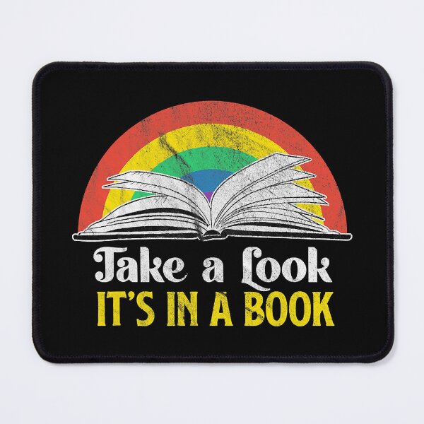 Item preview, Take A Look It's A Book Retro Rainbow designed and sold by ujgbnx.