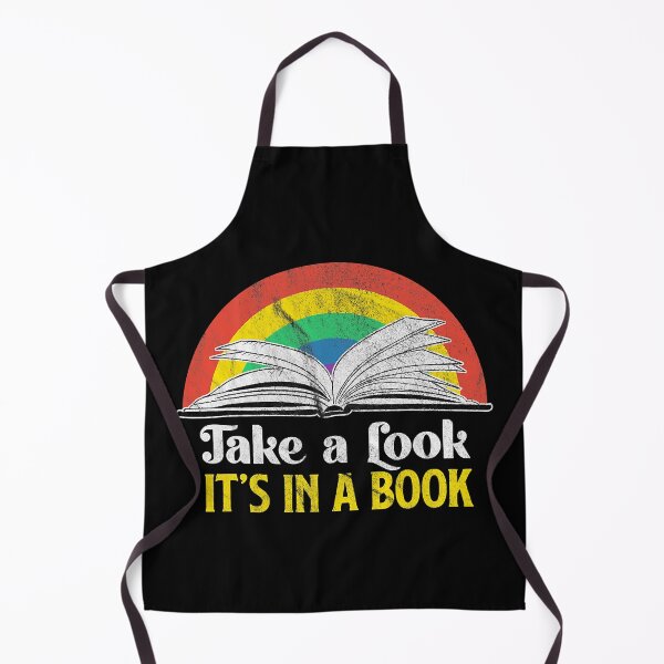 Item preview, Take A Look It's A Book Retro Rainbow designed and sold by ujgbnx.