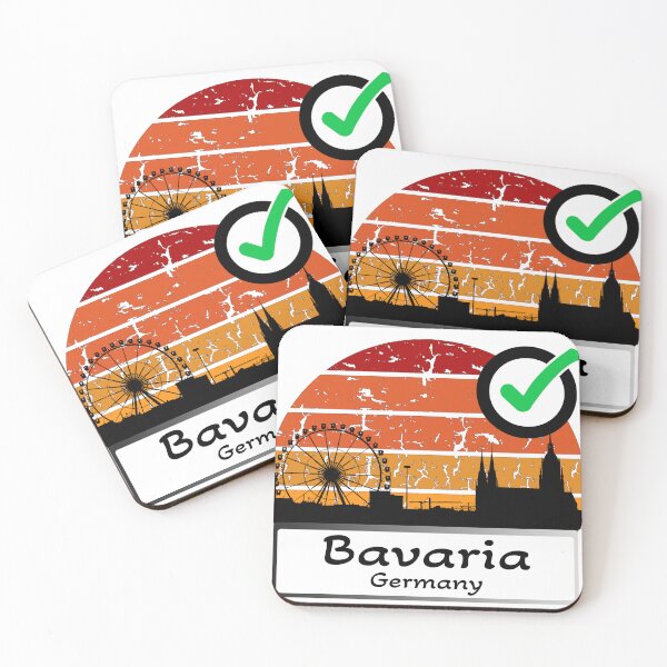 Item preview, Germany Bavaria Skyline Vinted Silhouette designed and sold by WhereIsTravis.