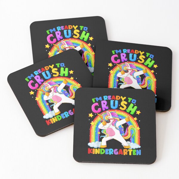 Item preview, I'm Ready To Crush Kindergarten Unicorn Back To School Girls designed and sold by Mitzi12312.