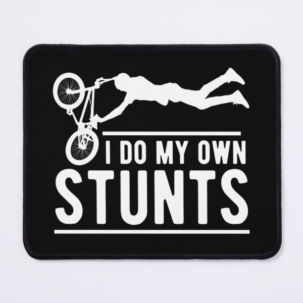 Item preview, I Do My Own Stunts Mountain Bike - Funny Biking Sayings designed and sold by chetan786.