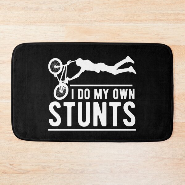 Item preview, I Do My Own Stunts Mountain Bike - Funny Biking Sayings designed and sold by chetan786.