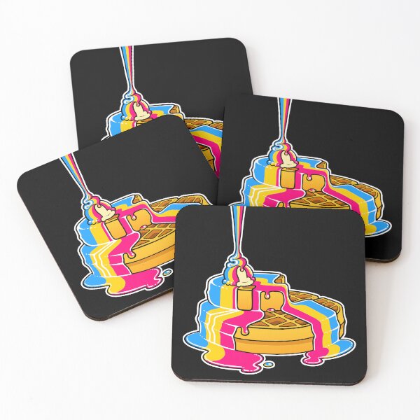 Item preview, Pan Pansexual Pride Waffles LGBT designed and sold by flannmoriath.