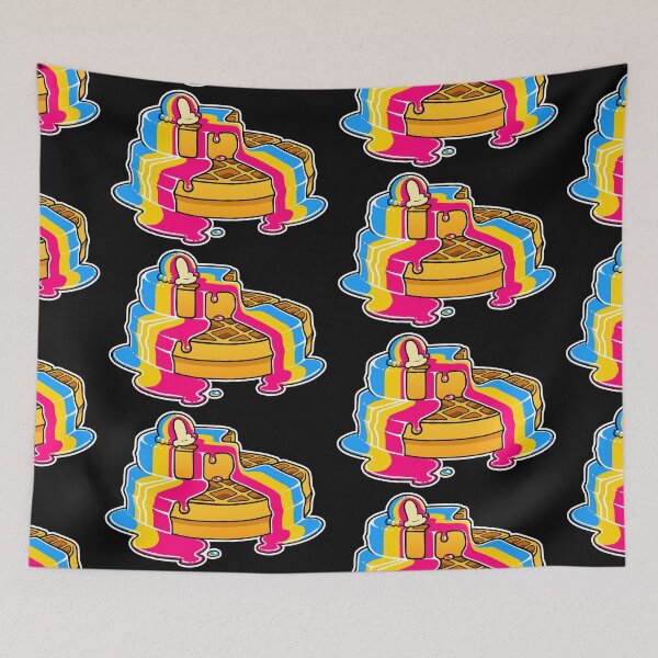 Item preview, Pan Pansexual Pride Waffles LGBT designed and sold by flannmoriath.