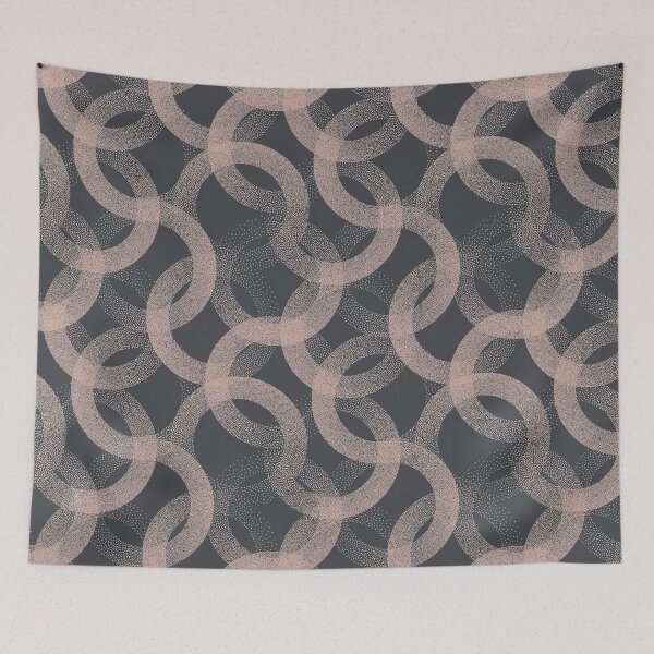 Item preview, Geometric Abstract art, Geometric Pattern, Stippled Circles Texture designed and sold by graphic-genie.