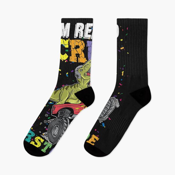 Item preview, Kids I'm Ready To Crush First Grade Monster Truck Dinosaur Boys designed and sold by Mitzi12312.