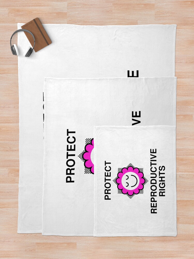 Thumbnail 5 of 6, Throw Blanket, Protect Reproductive Rights - Womens Rights designed and sold by SSFootball.