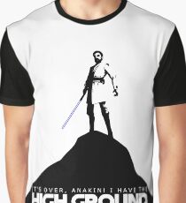 High Ground Prequel Memes Graphic T-Shirt