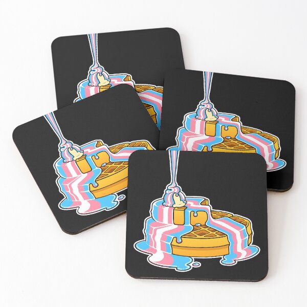 Item preview, Trans Transgender Pride Waffles LGBT designed and sold by flannmoriath.