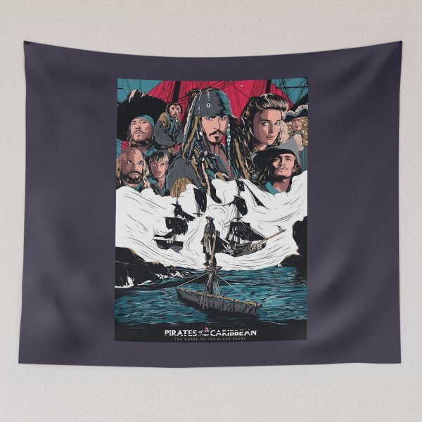 Item preview, Retro Pirates Of The Caribbean Davy Jones Cool Graphic Gift designed and sold by tkingrober.