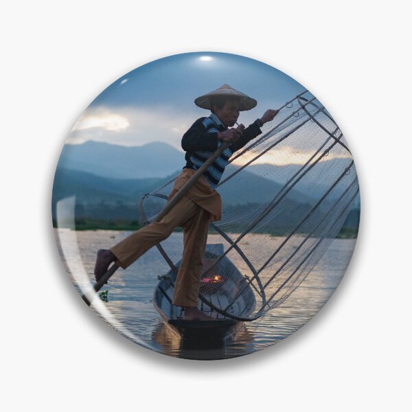 Item preview, A fisherman of Inle Lake designed and sold by Mark Prior.