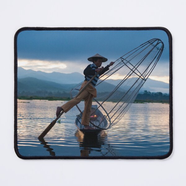 Item preview, A fisherman of Inle Lake designed and sold by Mark Prior.