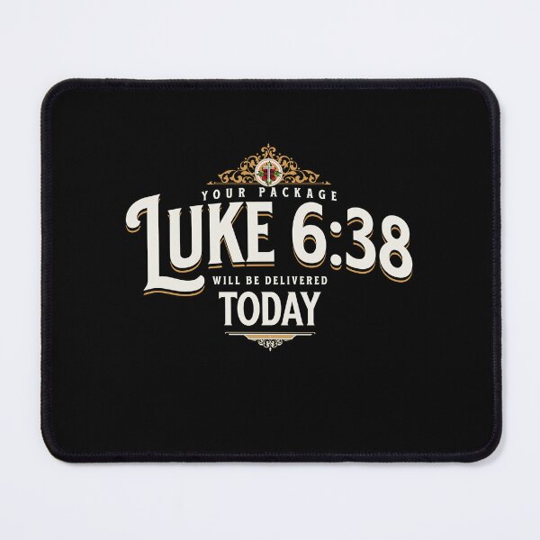 Item preview, LUKE 6:38 Your Package is Ready for Delivery Design Tee Shirt for Personal Use or Holiday Gift designed and sold by minimalistmom.