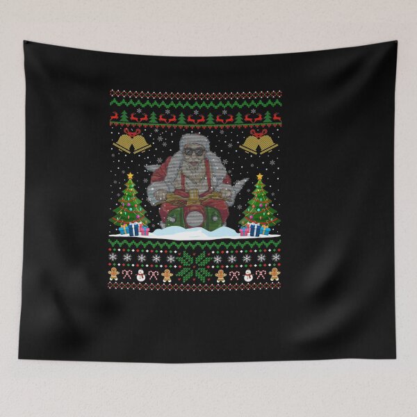 Item preview, FUNNY SANTA ON MOTORCYCLE UGLY CHRISTMAS GIFTS designed and sold by sobriowslen.