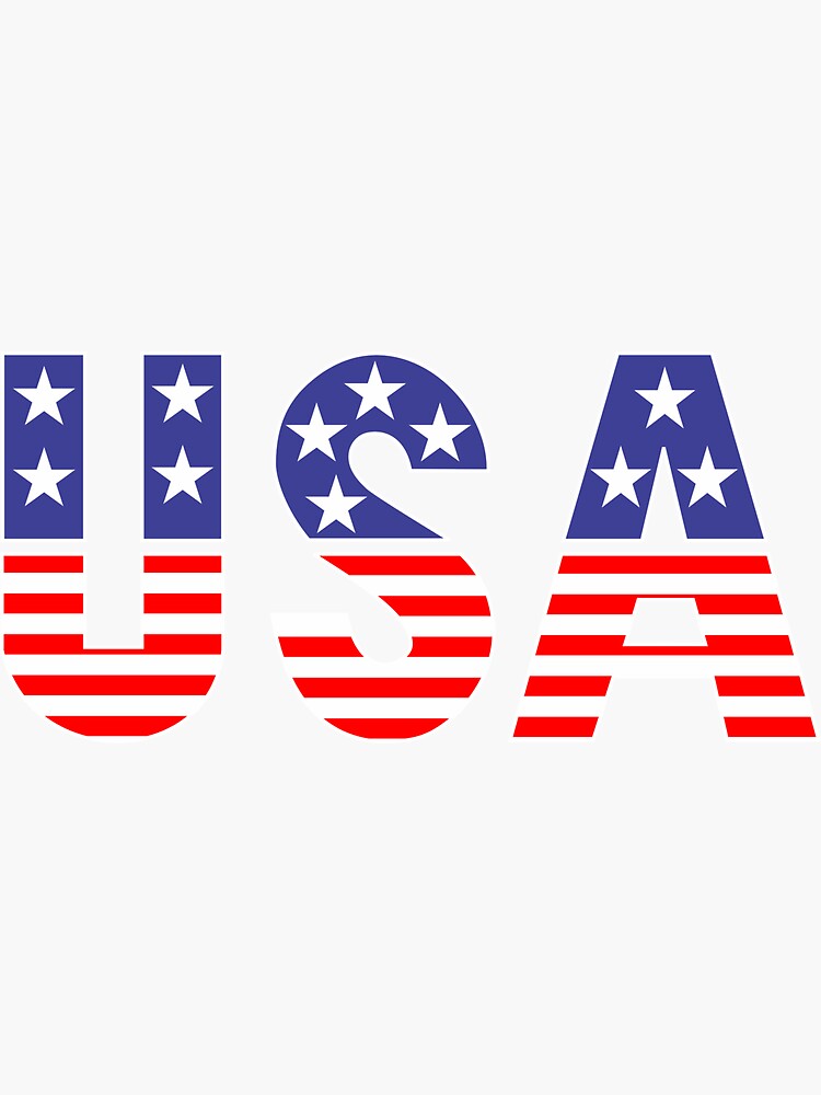 "USA Stars and Stripes Forever" Sticker by CraigPearson Redbubble