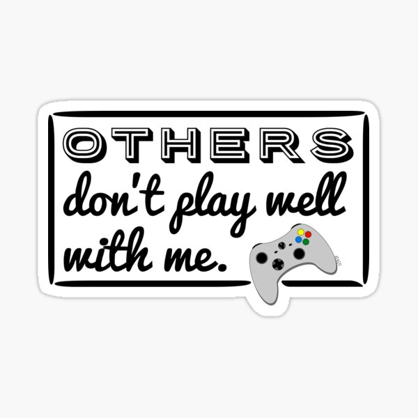 DIY Play Hard: Gamer Edition by WIPjenni Sticker
