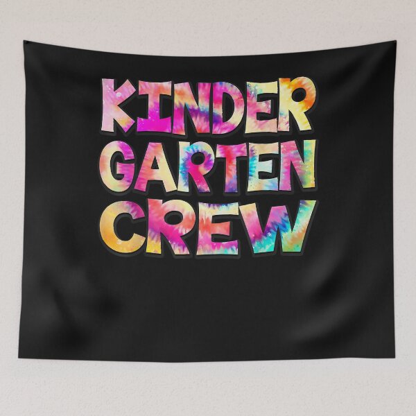 Item preview, Kindergarten Crew Tie Dye Back to School Teacher Student designed and sold by Mitzi12312.