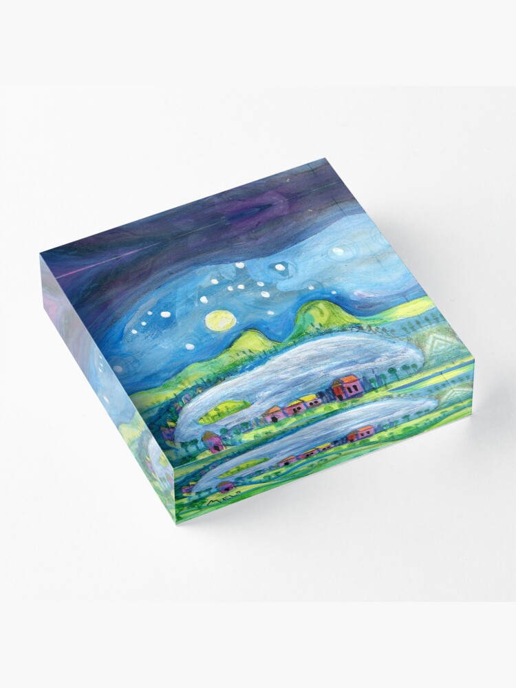 Alternate view of Norcal Magic (square) Acrylic Block