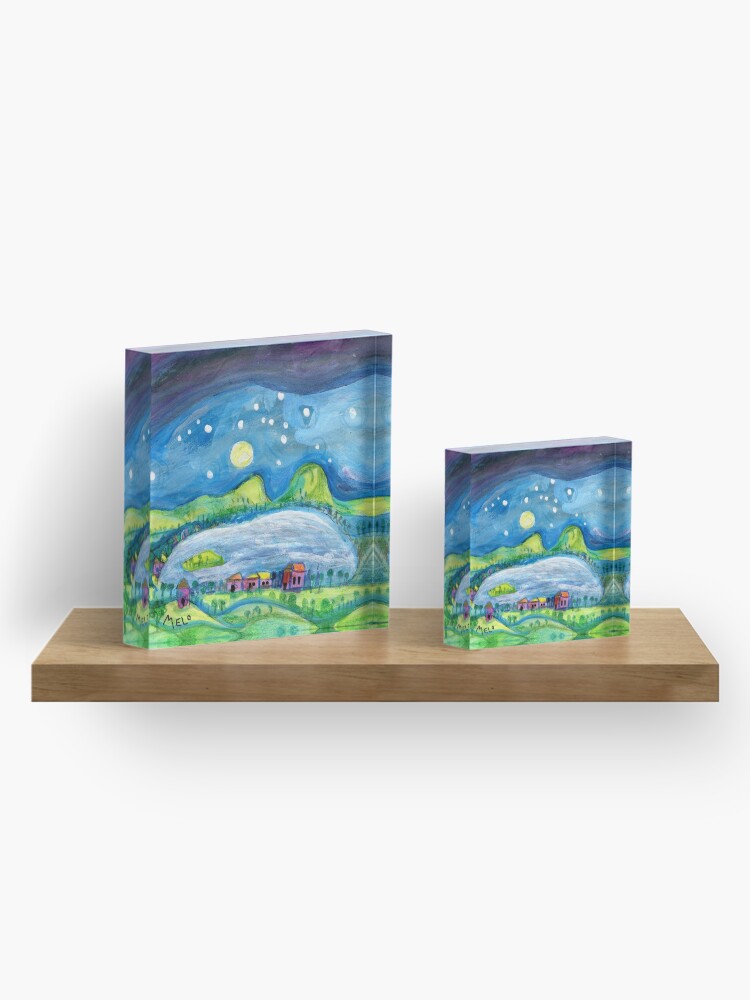 Alternate view of Norcal Magic (square) Acrylic Block