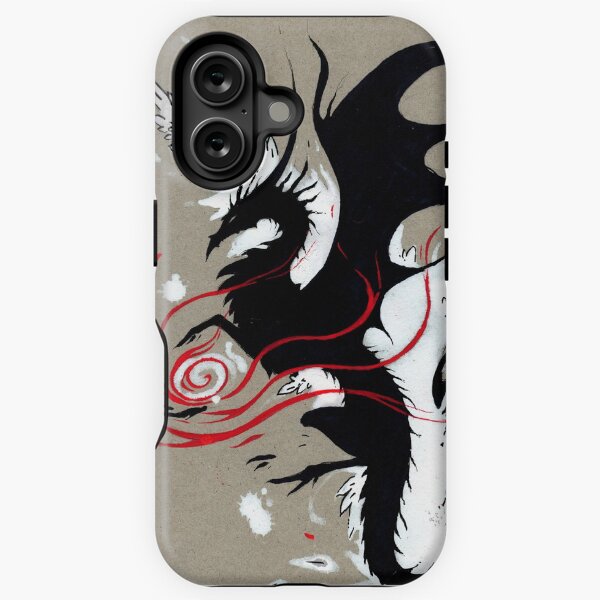 BLACK DRAGON RIBBONS iPhone Tough Case
