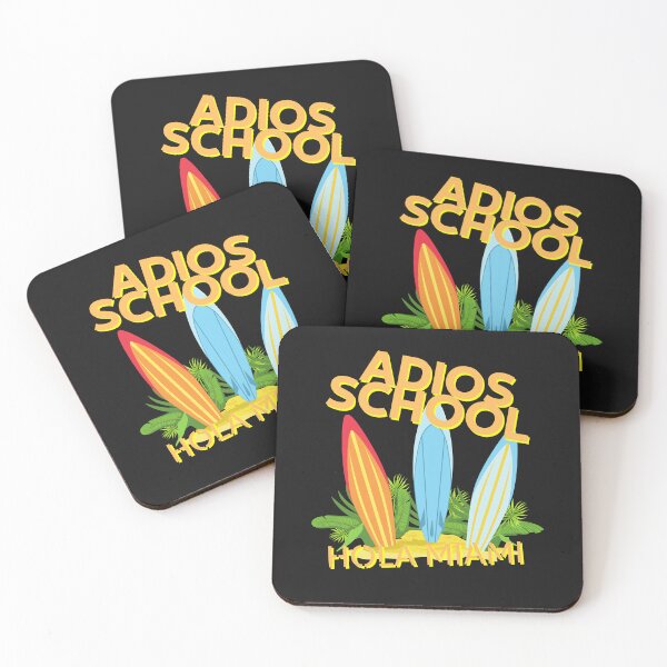 Item preview, Adios School Hola Miami - Surf - Beaches designed and sold by boomantique.