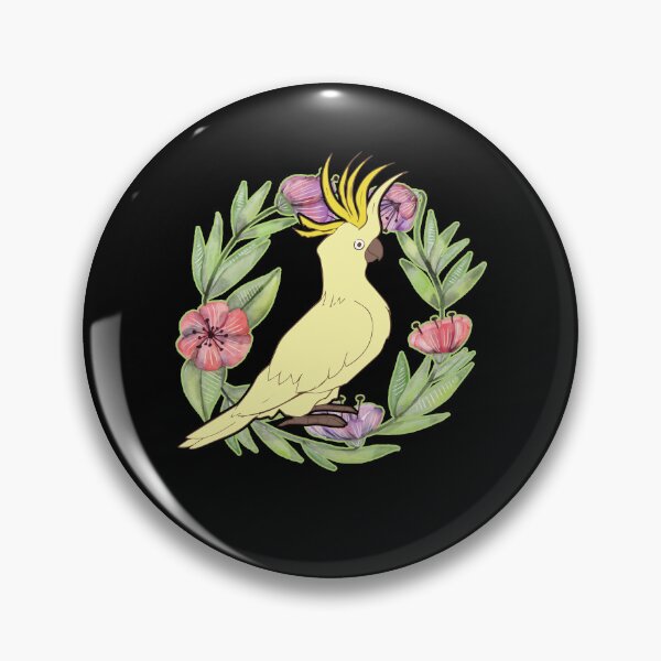 Item preview, Cockatoo Color Floral Pattern designed and sold by UnknownArtistt.