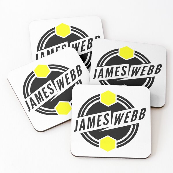 Item preview, James Webb Space Telescope Shield Logo white designed and sold by Pistacchio Graphic.