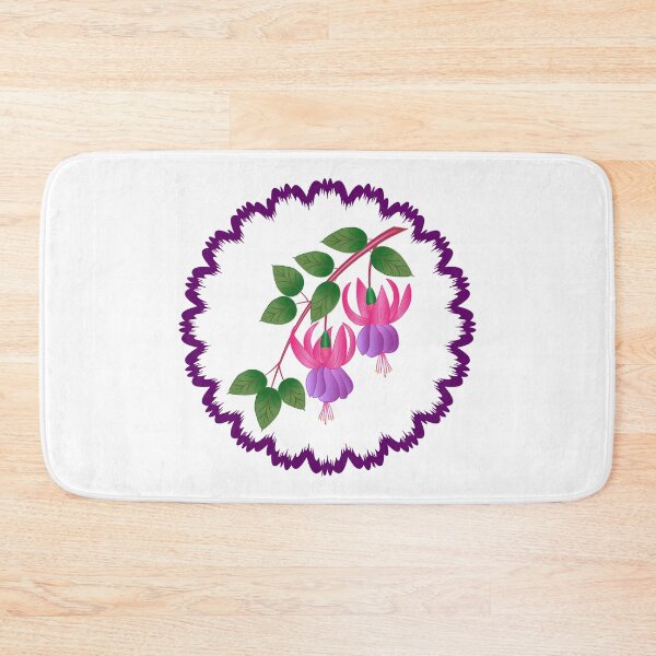 Item preview, Fuchia Flowers Floral Art designed and sold by Isma Saleem.