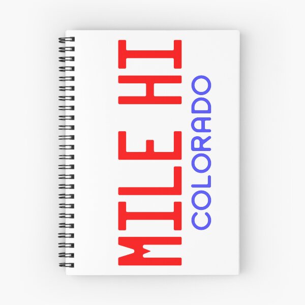 Item preview, Colorado License Plate Style Tee Mile Hi - Red and Blue designed and sold by RonTo.