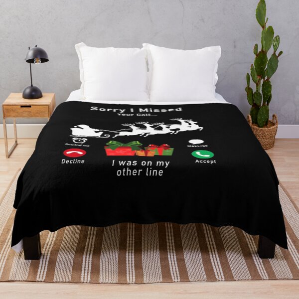 Item preview, SORRY I MISSED YOUR CALL WAS ON OTHER LINE SANTA CHRISTMAS designed and sold by sobriowslen.