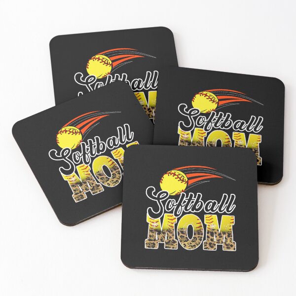 Item preview, Softball Mom Fastpitch Leopard Heart designed and sold by 99Fastpitch.