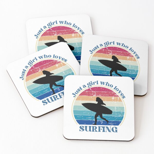 Item preview, Just a girl who loves surfing designed and sold by ORA_ORA.