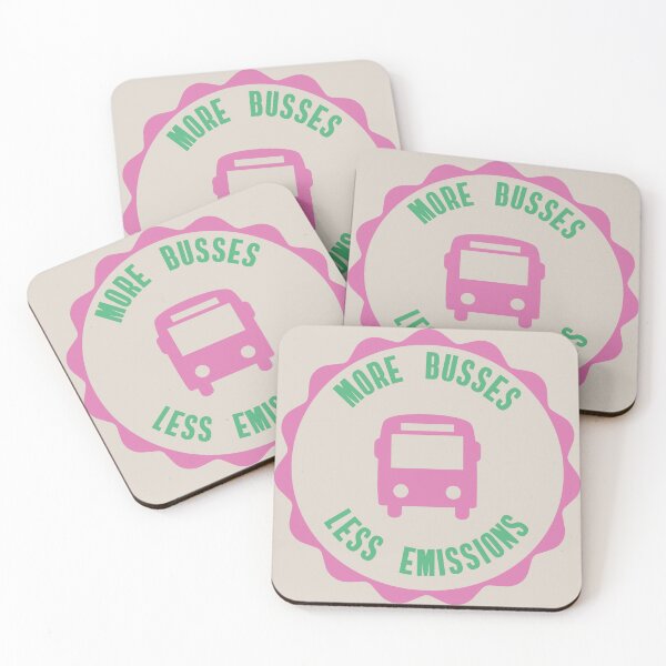 Item preview, More Busses Less Emissions designed and sold by Picket Club.