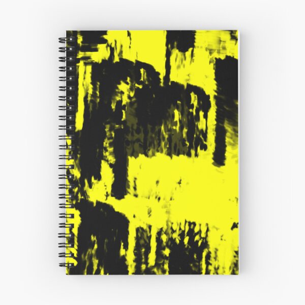 Item preview, abstract background, yellow paint smears on a black background designed and sold by vilma3000.