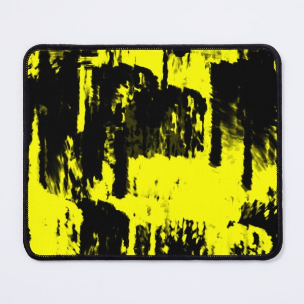 Item preview, abstract background, yellow paint smears on a black background designed and sold by vilma3000.