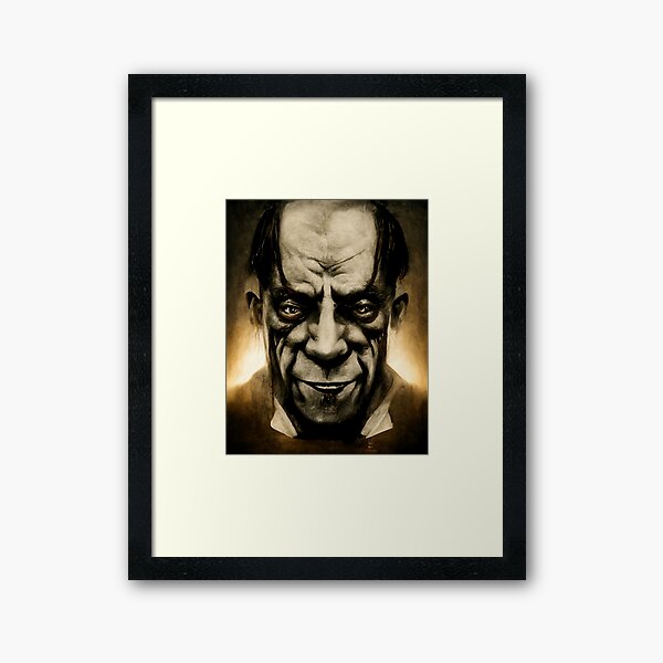 The Man of a Thousand Faces Framed Art Print