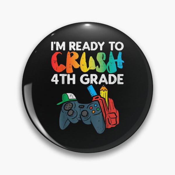 Artikelvorschau, Ready To Crush 4th Grade Fourth Video Gamer First Day Boys entworfen und verkauft von Mitzi12312.