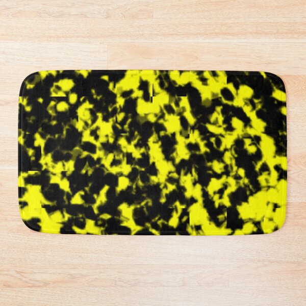 Item preview, Copy of abstract background, yellow paint smears on a black background designed and sold by vilma3000.