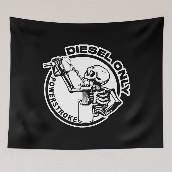 Item preview, whistlindiesel Sticker Diesel Only Sticker designed and sold by dealgard.