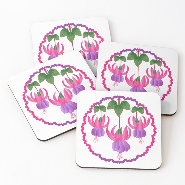 Item preview, Beauty Of Fuchsia Flowers designed and sold by Isma Saleem.